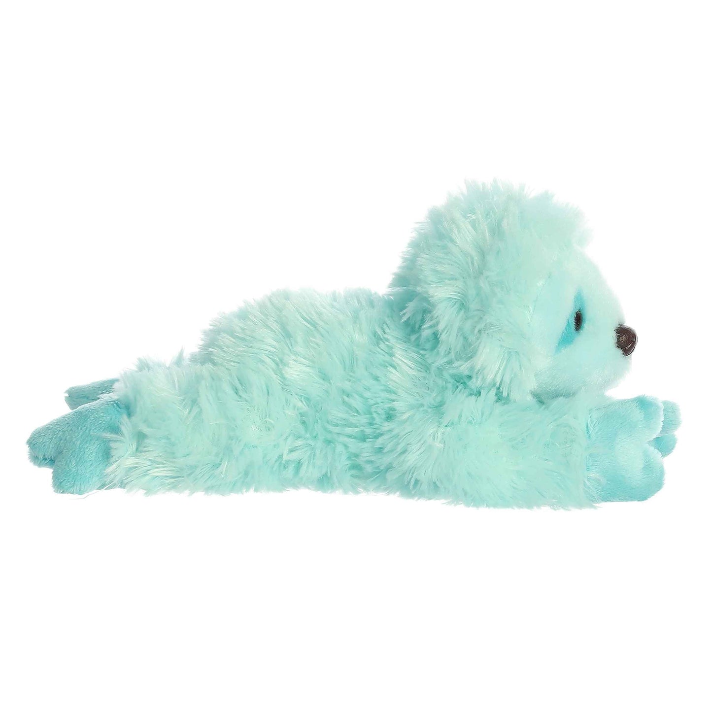 Aurora® Adorable Mini Flopsie™ Minty Sloth™ Stuffed Animal - Playful Ease - Timeless Companions - Blue 8 Inches
