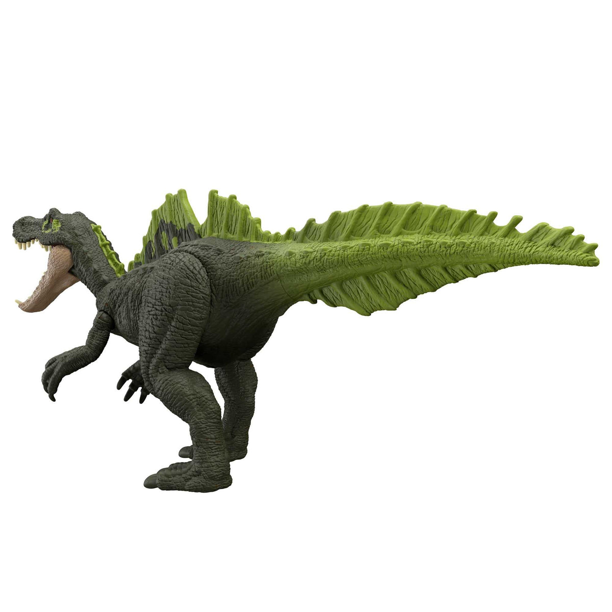 Mattel Jurassic World Dominion Roar Strikers Dinosaur Action Figure with Roaring Sound & Attack Action, Ichthyovenator Dino Toy Includes Downloadable