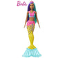 Barbie Dreamtopia Mermaid Doll, 12-inch, Teal and Purple Hair, with Tiara, Gift for 3 to 7 Year Olds