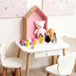 TOYANDONA 4pcs Adjustable Doll Stands for 4 - 6.8 Inches: White Plastic Doll Holders Action Figure Stands for Mini Bears Collectible Photography