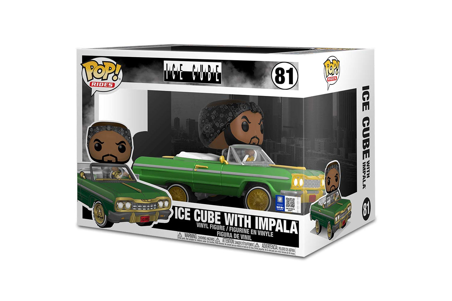 Funko Pop! Rides: Ice Cube in Impala, Multicolor