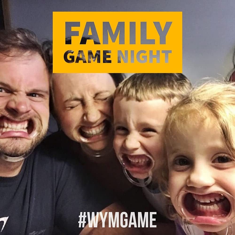 Watch Ya' Mouth Family Edition - The Authentic, Hilarious, Mouthguard Party Game, Green, Same Size
