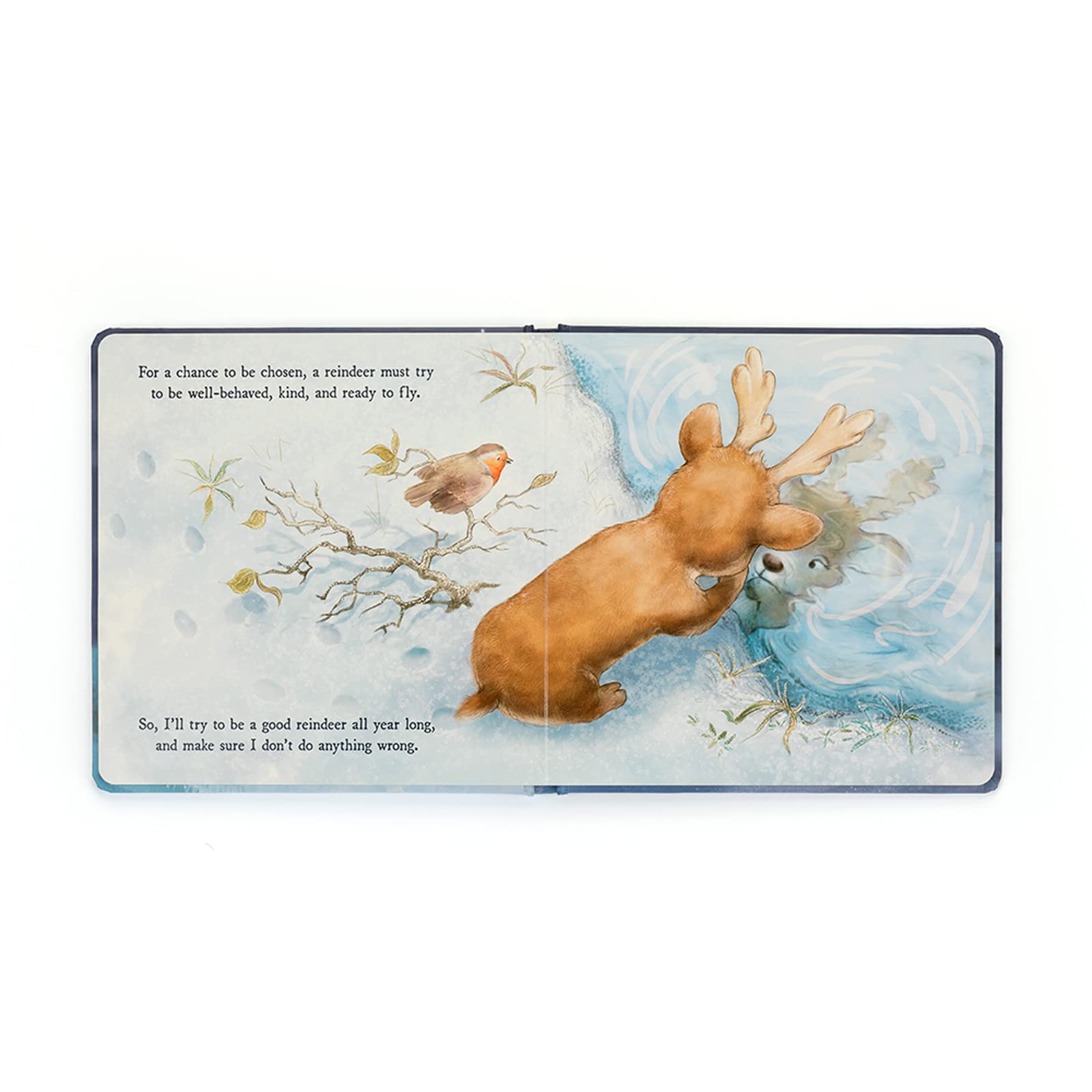 Jellycat Mitzi Reindeer’s Dream: A Baby Board Book Children's Book - Baby Gift