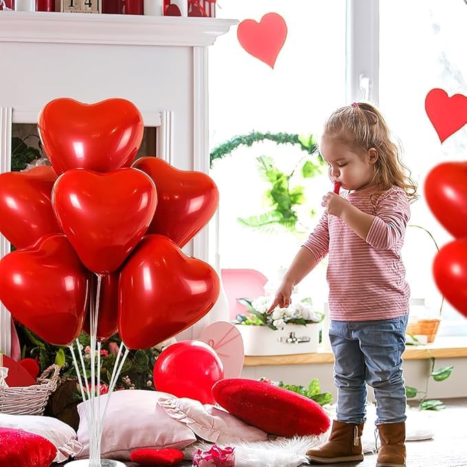 True Deals 24x7 Balloon Stand Kit - 4 Sets with Balloon Sticks, Stands for Table & Floor, Arch with Base for Parties & Decorations (Pack of 3)