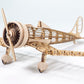 Viloga 3D Wooden Puzzles Airplane 1:31 KA-14 Fighter, Laser-Cut Balsa Wood Airplane Kits to Build for Adults, Perfect Static Model Airplane Puzzles
