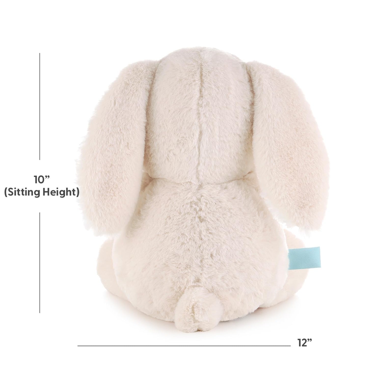 The Peanutshell Plush Bunny Stuffed Animal - 10 inch - Baby Safe - Machine Washable - Soft Bunny Rabbit Baby Toys, Newborn Infant Toddler, Plushies