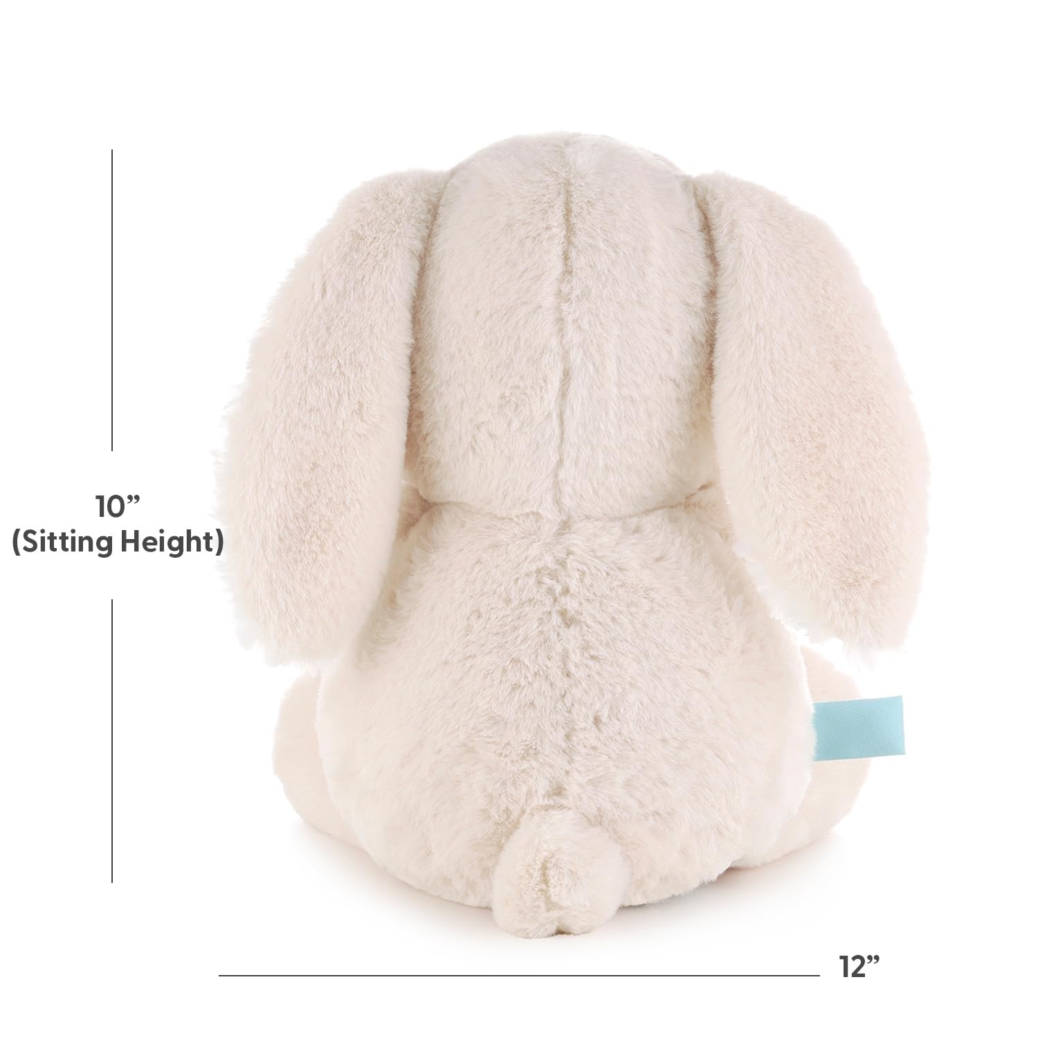 The Peanutshell Plush Bunny Stuffed Animal - 10 inch - Baby Safe - Machine Washable - Soft Bunny Rabbit Baby Toys, Newborn Infant Toddler, Plushies