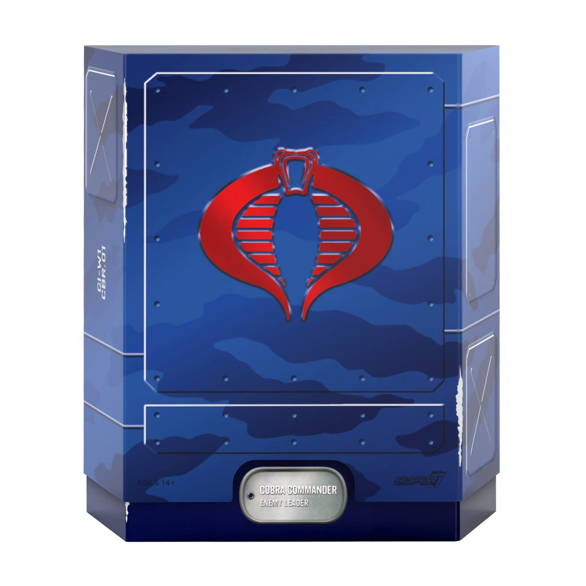 Super7 ULTIMATES! G.I. Joe Cobra Commander - 7" G.I. Joe Action Figure with Accessories Classic Cartoon Collectibles and Retro Toys