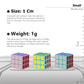 Mini 3x3 Speed Cube - Miniature Magic Cube Puzzle,Small Size | 3x3x3 Tiny Speed Cube Lab 1x1x1cm Smooth Smallest Cube Toy Gift for Cube