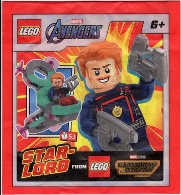 LEGO Superheroes: Star Lord Minifigure with Blasters and Speeder