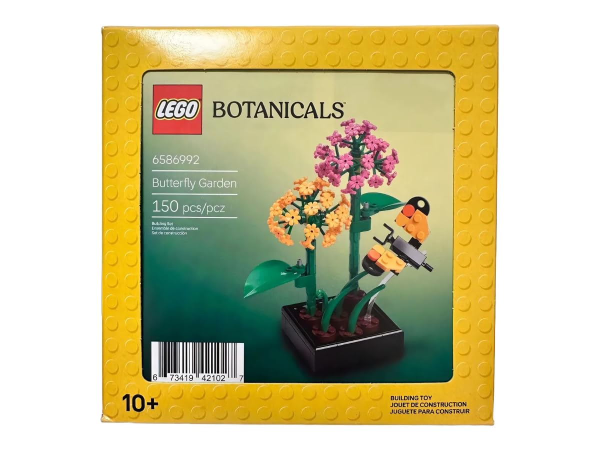 LEGO Botanicals: Butterfly Garden - Ages 7+ - 150 Pcs