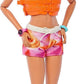 Barbie HPL69 Surf Doll Articulated Mannequin Brown Surfboard Puppy Themed Accessories Children's Toy from 3 Years