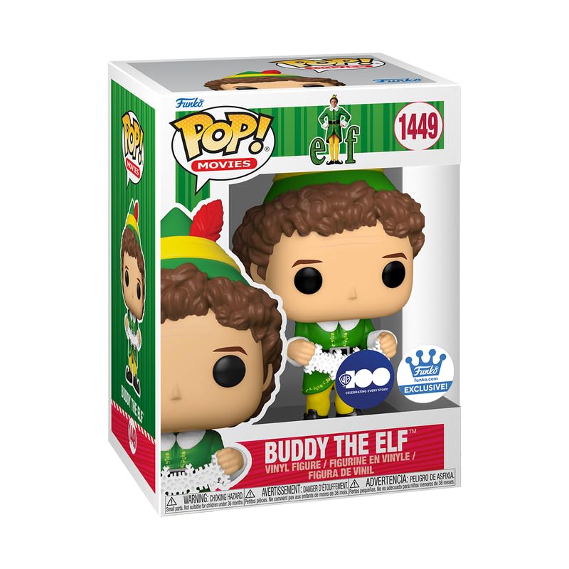 Funko Pop! Moveis: Elf - Buddy The Elf with Paper Snowflakes Shop Exclusive