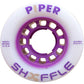 Piper Shuffle Indoor Quad Roller Skate Session Wheels (White/Purple)