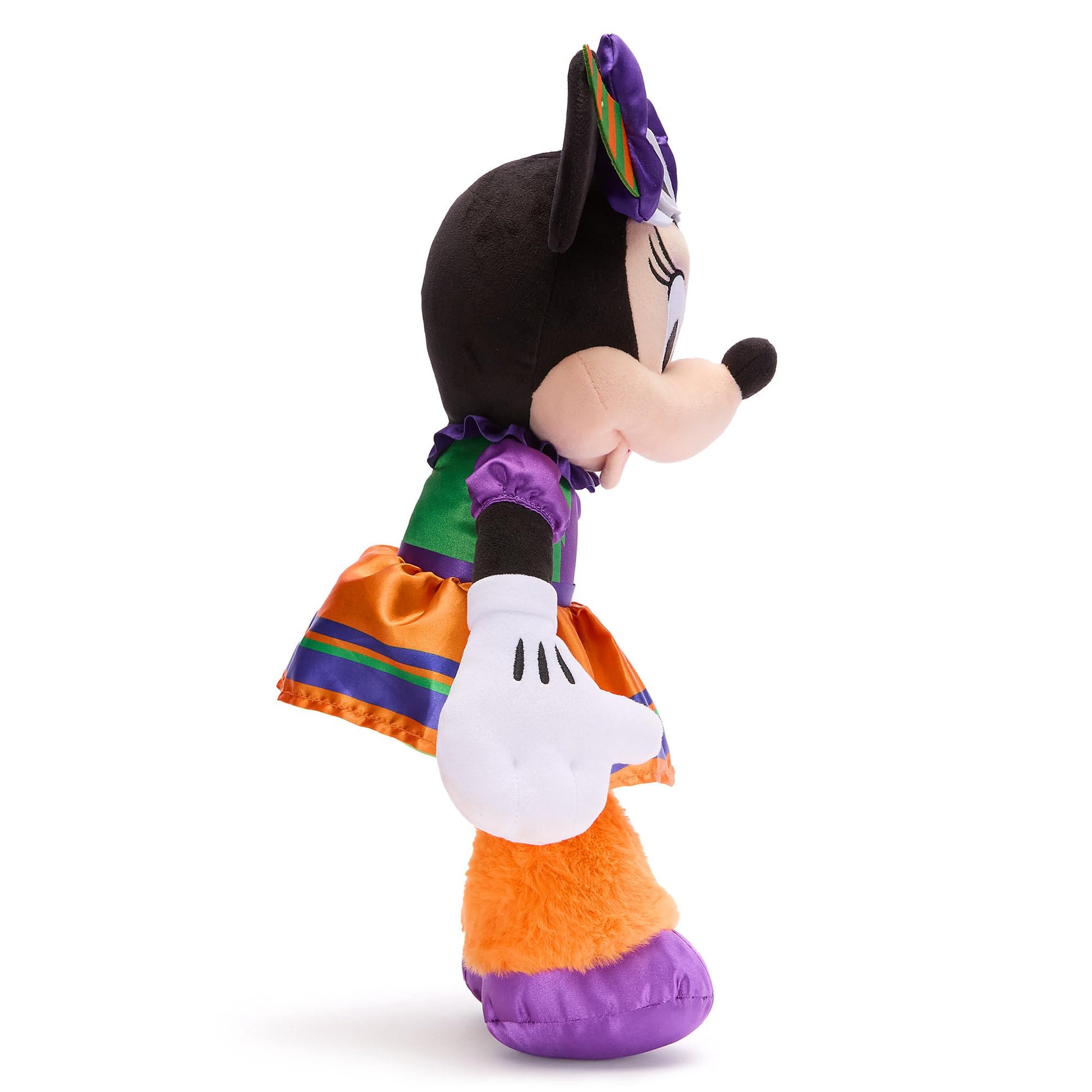 Disney Store Official Minnie Mouse Halloween Plush - Disney Halloween Stuffed Animal with Embroidered Features, Detailed Plush Sculpting, Satin Print
