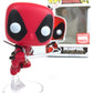 Funko Pop! Marvel X-Men: Leaping Deadpool Collector Corps Exclusive Vinyl Figure (Bundled with Pop Box Protector Case)