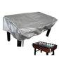 Fancyes Outdoor Foosball Table Cover, Cover, Heavy Duty Waterproof Soccer Cover, Dustproof Table Cover for Game Room, Silver