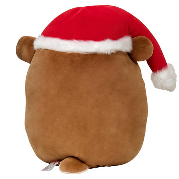 Squishmallows 2025 8-Inch Rudolph Christmas Squad Plush (Rudolph the Red-Nose Reindeer Holding Holly)