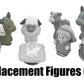 Little People Fisher Price Nativity Manger Replacement Two (2) Donkey (Pair of Donkeys)