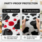 Bedwina Cow Print Tablecloth (Pack of 6) 54 X 72 Inch Tablecloths for Cow Themed Party Decorations, and Birthday Party Decorations, Picnic Table