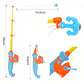 Magnetic Fishing Game Pool Toys for Kids, Water Table Bathtub Toy Fishing with Inflatable Pool, Water Bath Pool Outdoor Toys for Kids Outdoor Indoor