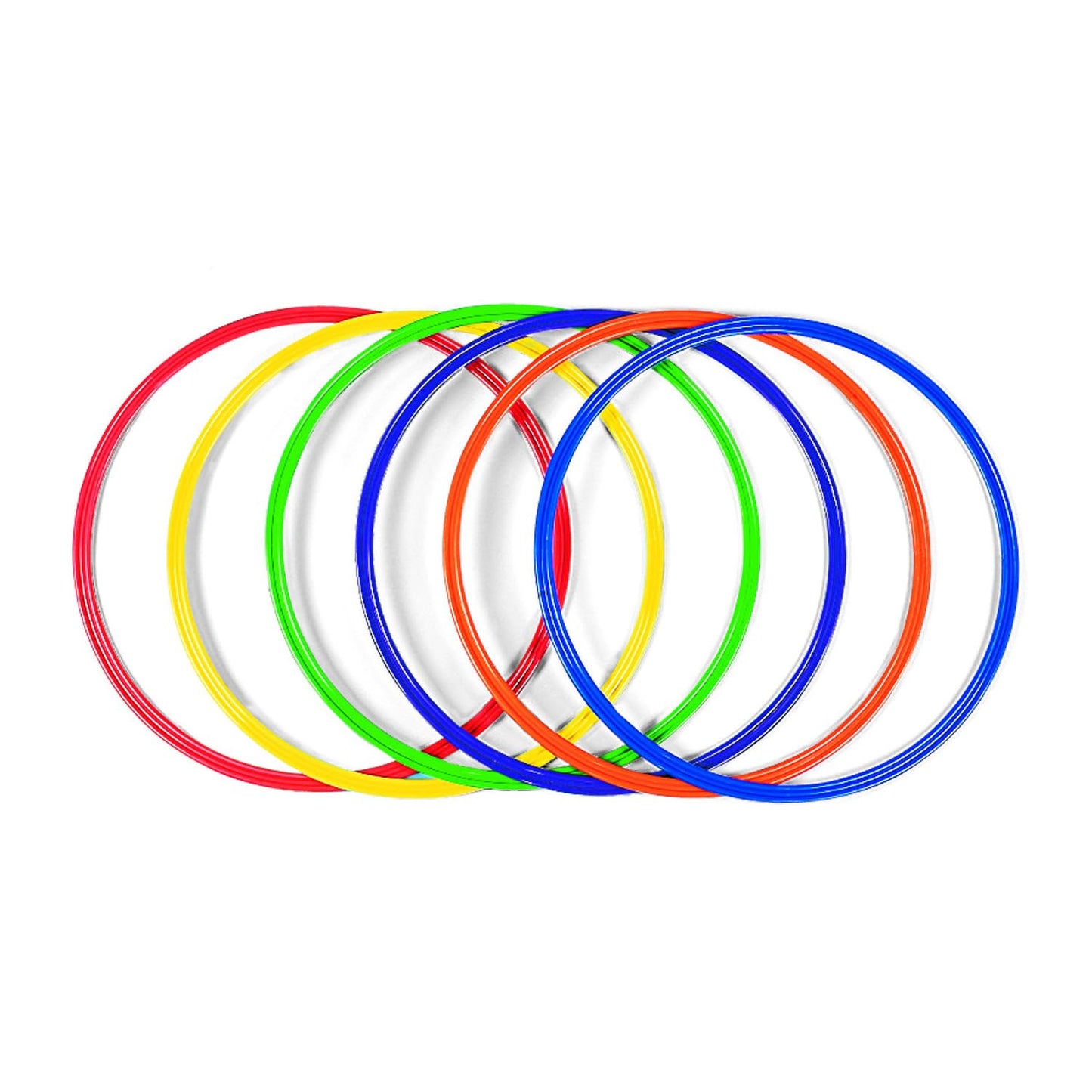 Fun Express Obstacle Course Agility Rings, 20 Inch, Set of 6