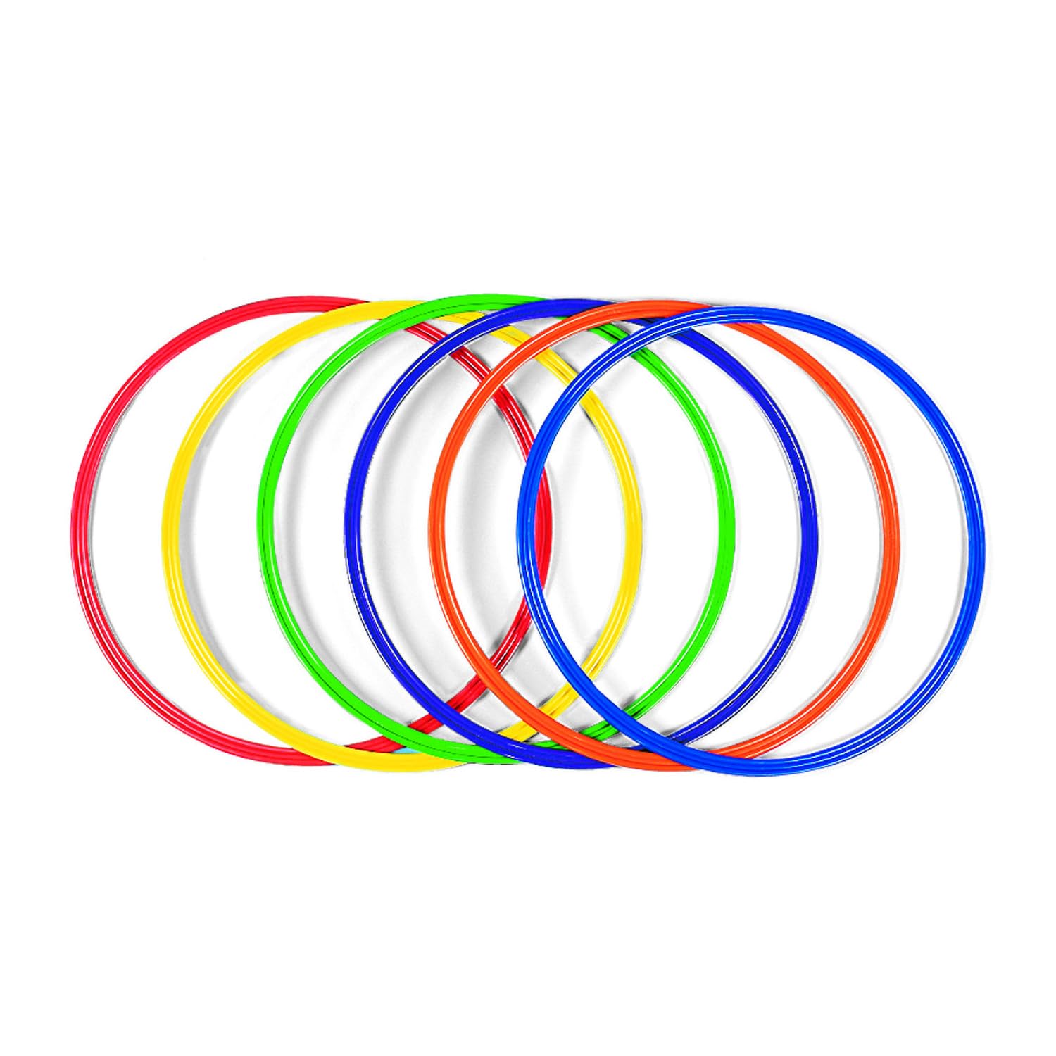 Fun Express Obstacle Course Agility Rings, 20 Inch, Set of 6