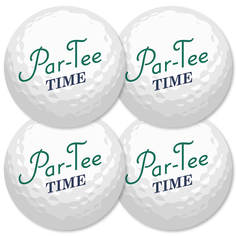 Big Dot of Happiness Par-Tee Time - Golf - Paper Decorations DIY Birthday or Retirement Party Essentials - Set of 20