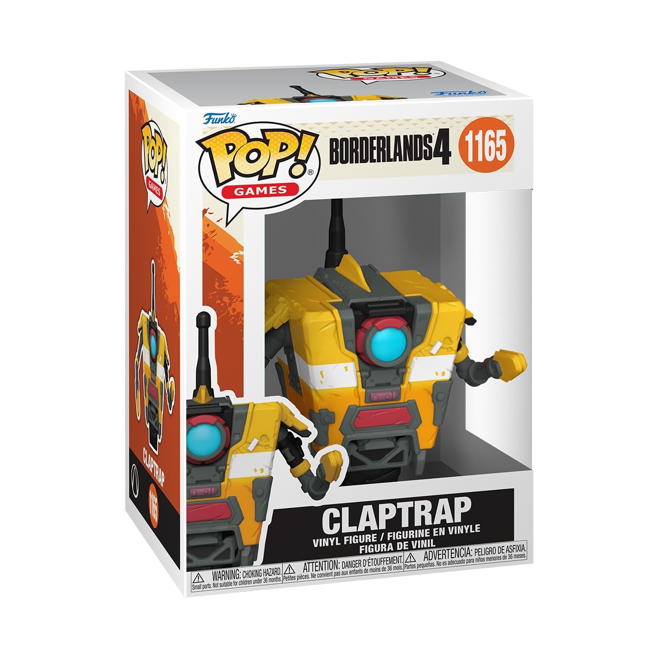 Funko Pop! Games: Borderlands 4 - Claptrap - Collectable Vinyl Figure - Gift Idea - Official Merchandise - Toys for Kids & Adults - Video Games Fans