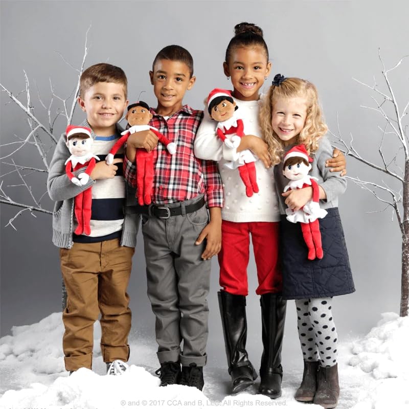 The Elf on the Shelf - 17" Plushee Pals Bundle: Boy Dark and Girl Dark
