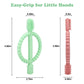 Baby Teething Toys with Easy-Hold Handle, Silicone Infant Toothbrush, Textured On Both Sides Helps Massage, Soothe Sore Gums, Teething Toys for Babies