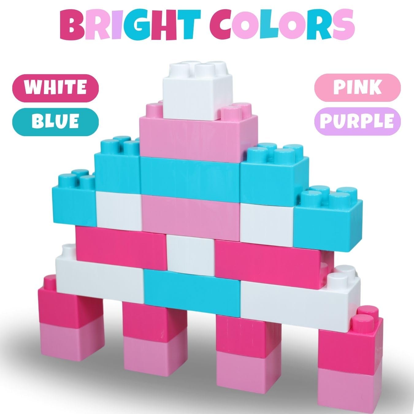 Liberty Imports 24 PCS Giant Interlocking Building Blocks for Toddlers