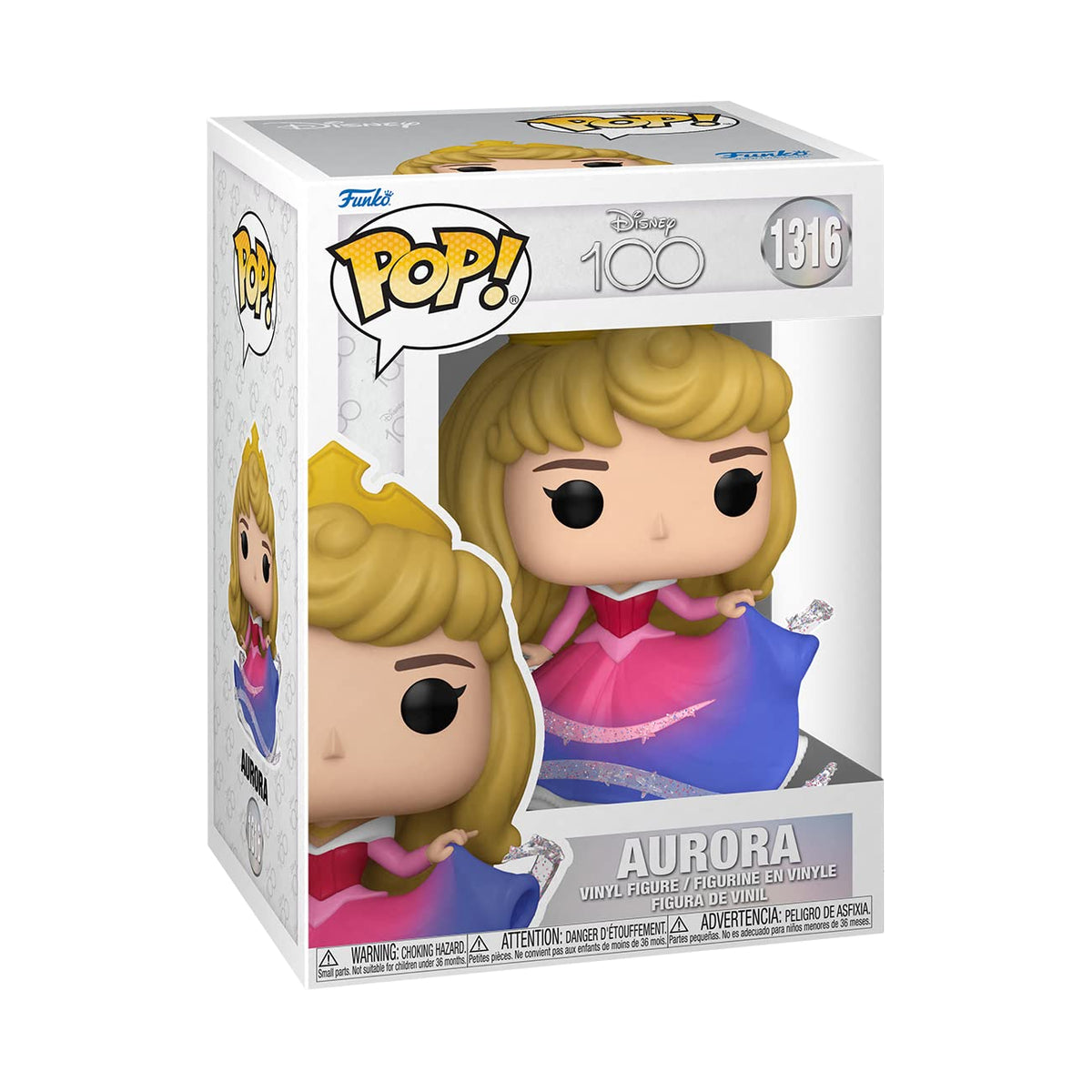 Funko POP! Disney: Disney 100 - Aurora - Collectable Vinyl Figure - Gift Idea - Official Merchandise - for Kids & Adults - Movies Fans - Model Figure
