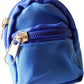 2Pcs Blue Mini Doll Backpack School Bag Model Dollhouse School Accessory for 1/6 Scale Dollhouse Décor,Simulation Mini School Bag Model,Dollhouse