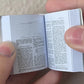 Miniature Spanish Bible, Dollhouse Decorative Book, 1.5 Inches High, Readable Mini La Biblia