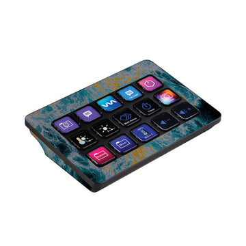 MightySkins Skin Compatible with Elgato Stream Deck MK.2 - Ocean Marble | Protective, Durable, and Unique Vinyl Decal wrap Cover | Easy to Apply