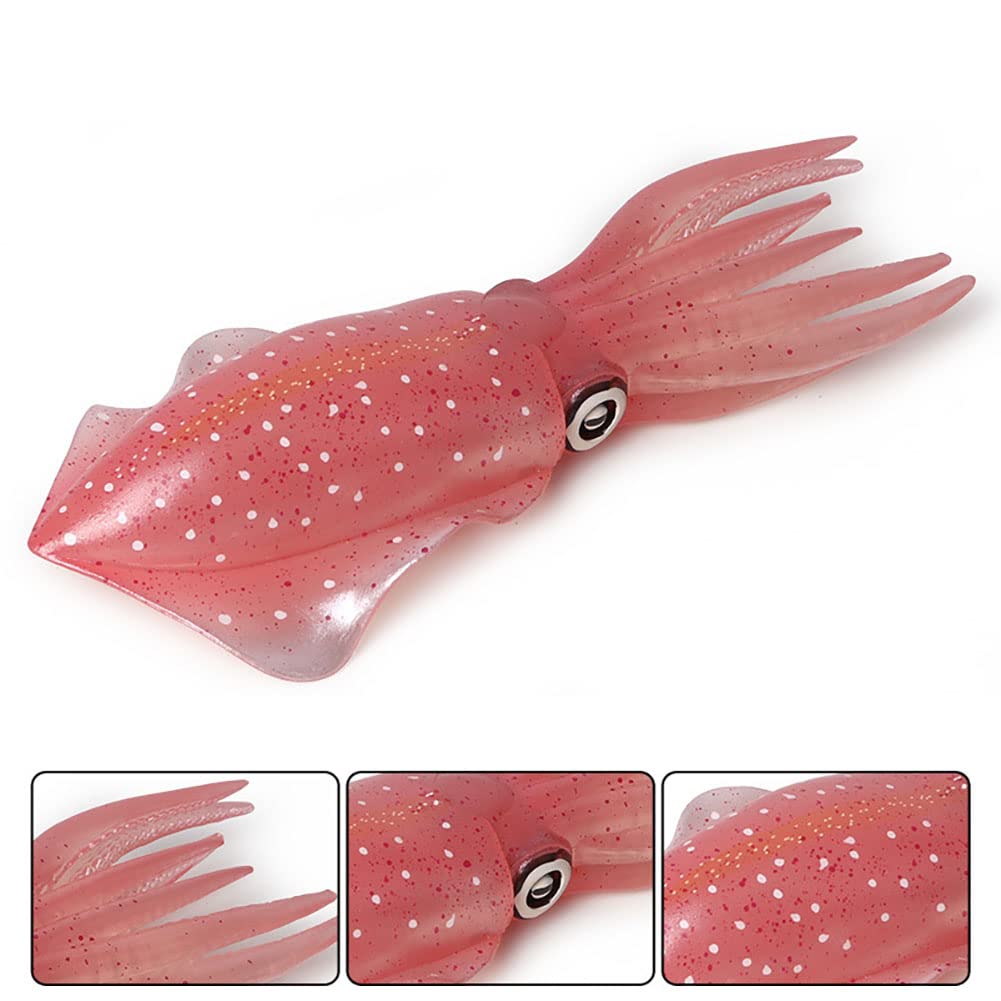 BLAPNK Realistic Ocean Reef Squid Model Toys, Simulated Sea Life Animals Figurine Collection Playset Sea Creature Science Educational Props