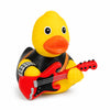 3 Inch DUCKY CITY Rock n Roll Rubber Duck [Sealed, Floats Upright] for Jeeps, Guitar Music Bath Toy for Kids and Toddlers, Baby Safe Funny Duck Gift