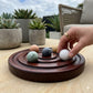 Solitaire Game Marbles Set of 5 -Multi Color