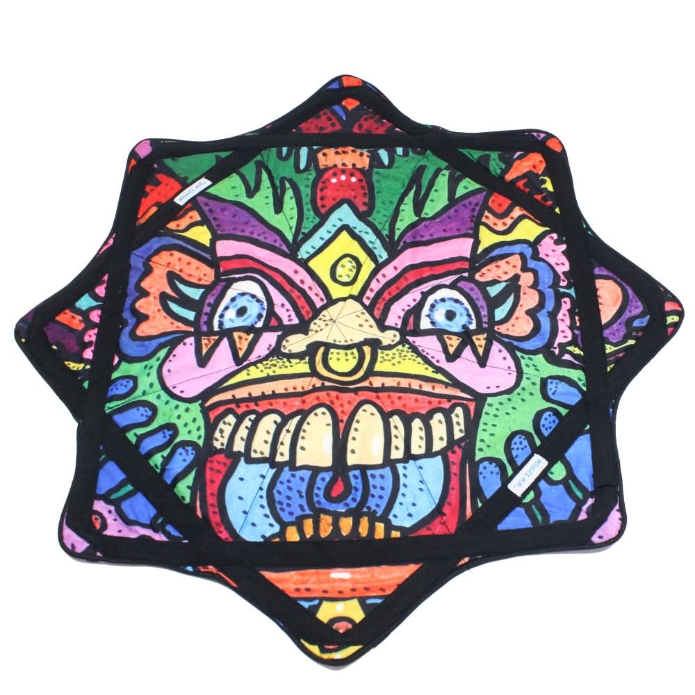 Mougee (moo-JEE) Air Flow Star - MiSi501 Design Collection - for Beginners & Advanced - Fun&Challenging - Double Stitched Flow -Vibrant Colors