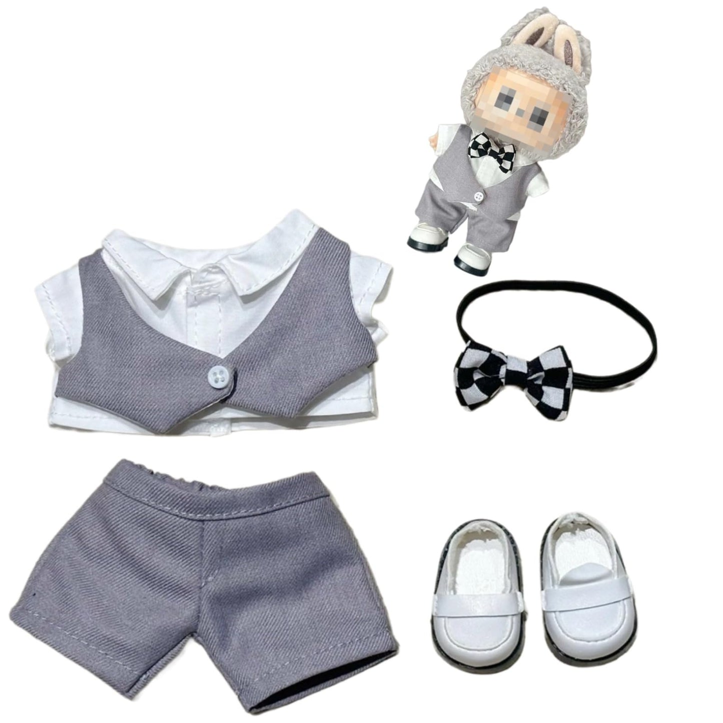 Grand Wedding Set for 17cm Doll - Bride Gown and Groom Tuxedo (Groom)