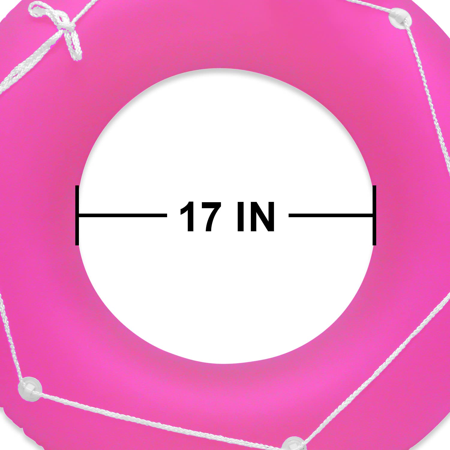 Poolmaster Neon Frost Large Swimming Pool Float Inner Tube, Pink