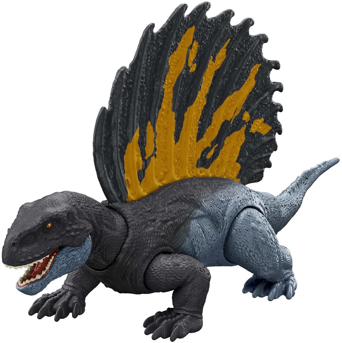 Mattel Jurassic World Strike Attack Edaphosaurus Dinosaur Action Figure Toy with Attack Feature & Movable Joints