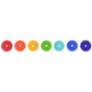 Innobaby Bathin' Smart Rainbow Spots Silicone Bath Scrub for Kids and Toddlers, 7-Pack Value.