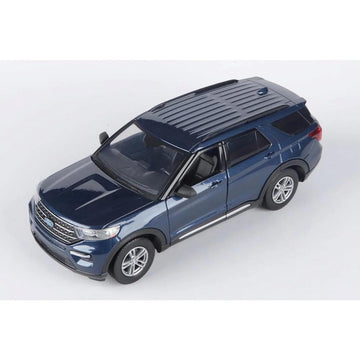2022 Explorer XLT Dark Blue Metallic Timeless Legends Series 1/24 Diecast Model Car by Motormax 79378BL