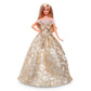 Barbie Holiday Barbie Blonde Signature BLACK Dress-up Doll & House, Pretend Play, For Ages 6 and Up, Gold JBH95