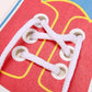 BWESOO 2 PCS Red Shoes Learning Toy Kits Learn to Tie Your Own for Kids Practical Learning Toys for Young Children Training Board Kids Toddler Early