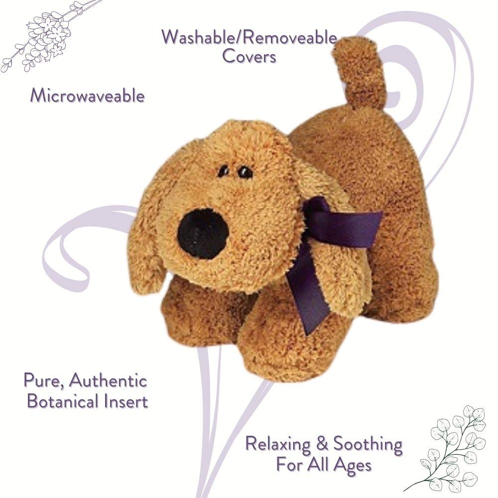 Sonoma Lavender Microwaveable Aromatherapy Pillow, Lucky the Puppy, Lavender Scented