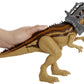 Mattel Jurassic World Mega Destroyers Dinosaur Action Figure, Carcharodontosaurus Brown Dino Toy with Attack Motion & Breakaway Accessory