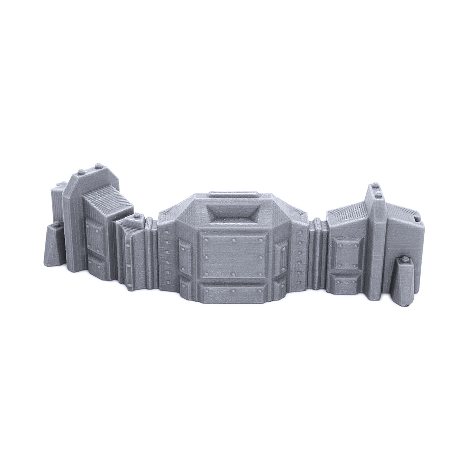 EnderToys Connecting Barricade Wall Expansion Pack, 3D Printed Tabletop RPG Scenery and Wargame Terrain for 28mm Miniatures